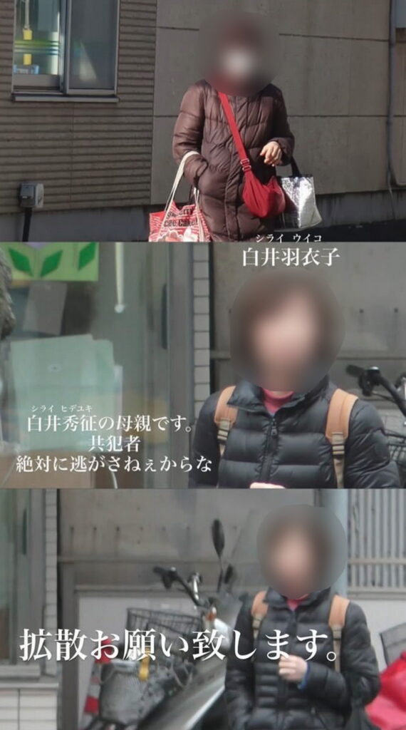 白井秀征 母親 白井羽衣子