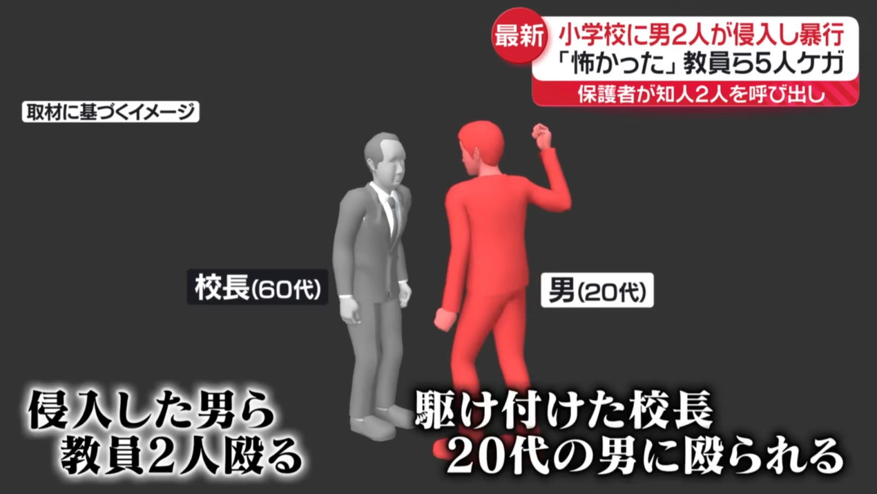 立川市立第三小学校 侵入 先生 犯人 日テレNEWS